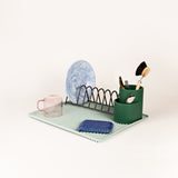 Dish Drainer Cup - Dark green