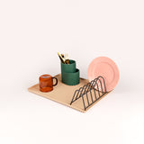 Dish Drainer Cup - Dark green