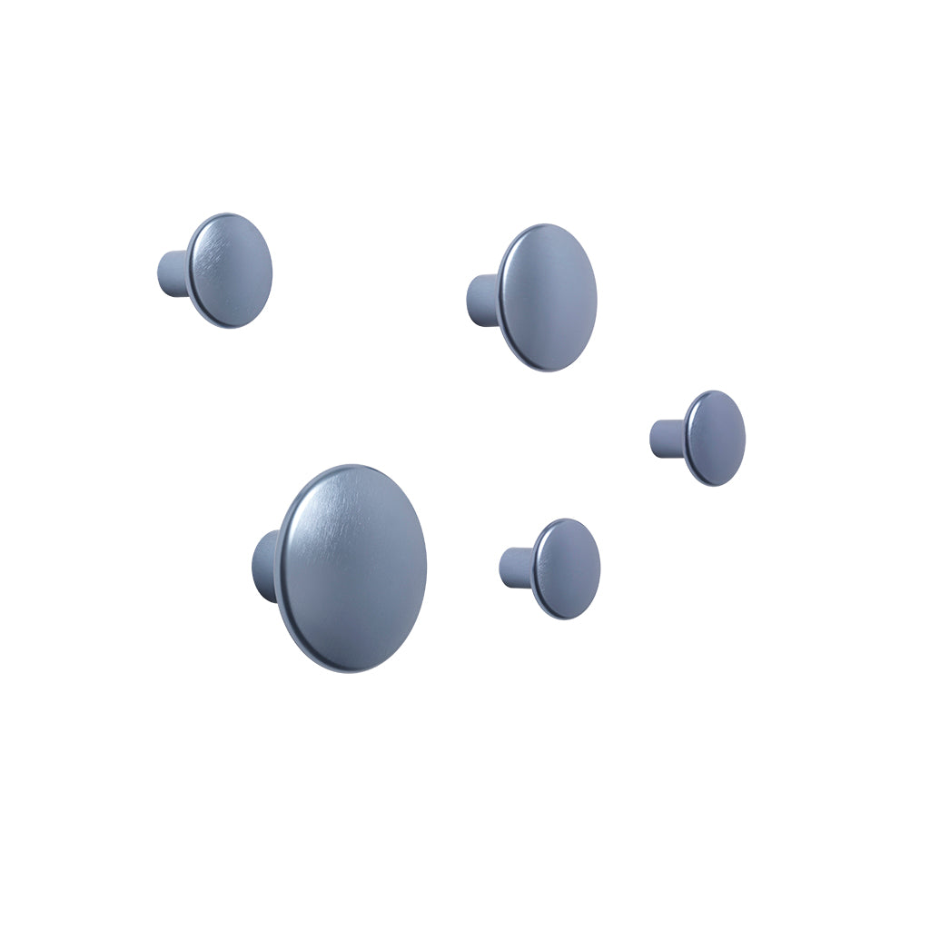 Dots Metal Set of 5 - Pale Blue