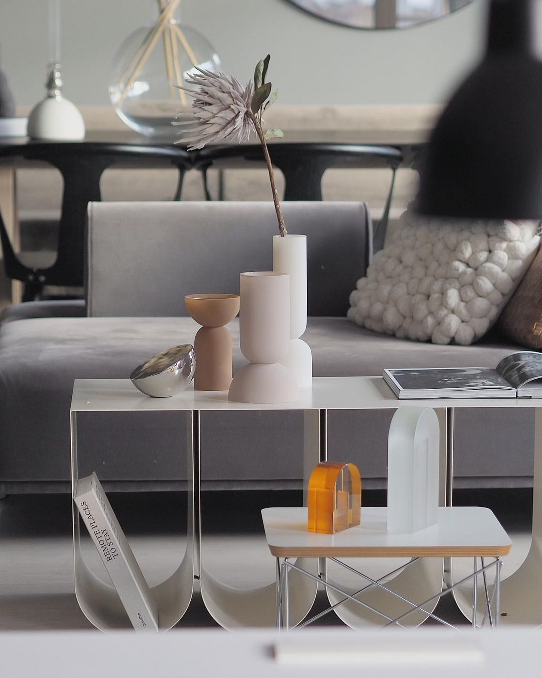 Curved Bench | Beige