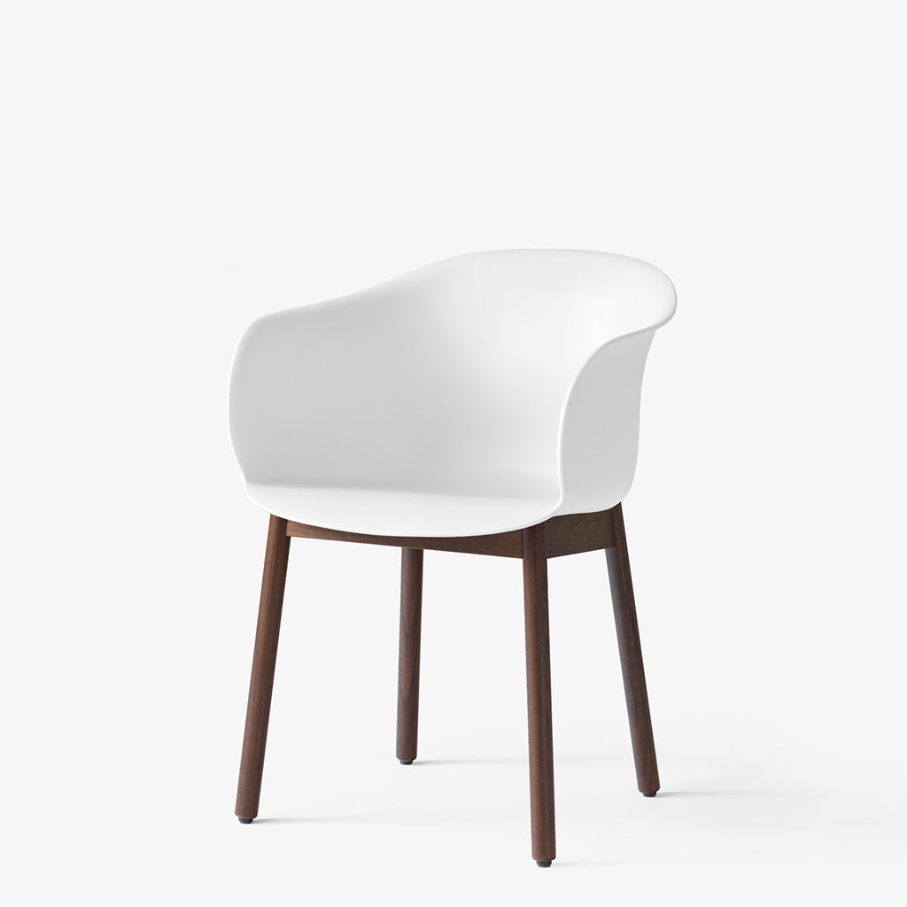 Elefy Chair JH 30- White & Walnut