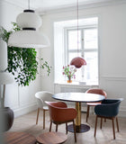 Elefy Chair JH30 - Midnight Blue & Walnut