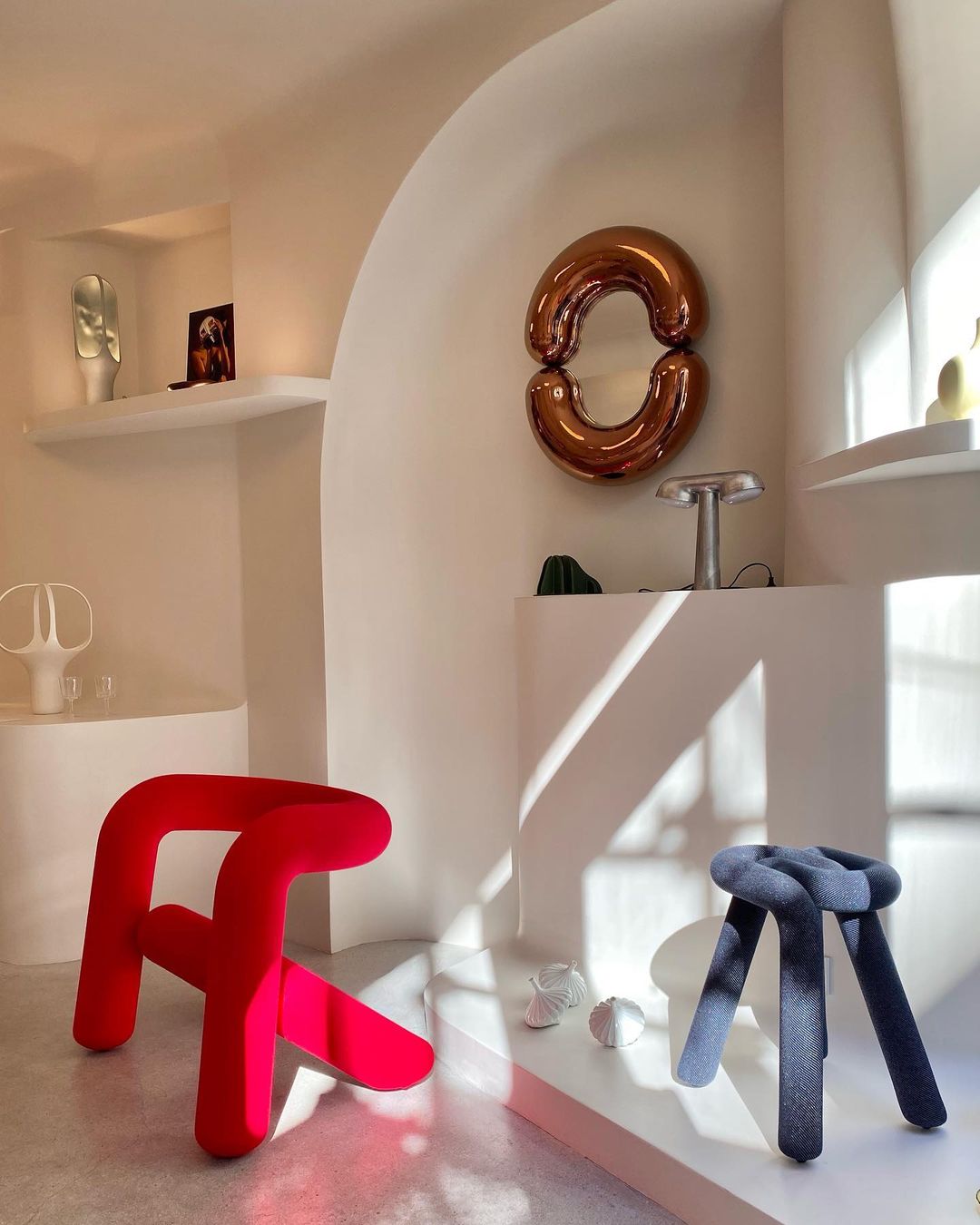 Extra Bold Armchair - Red