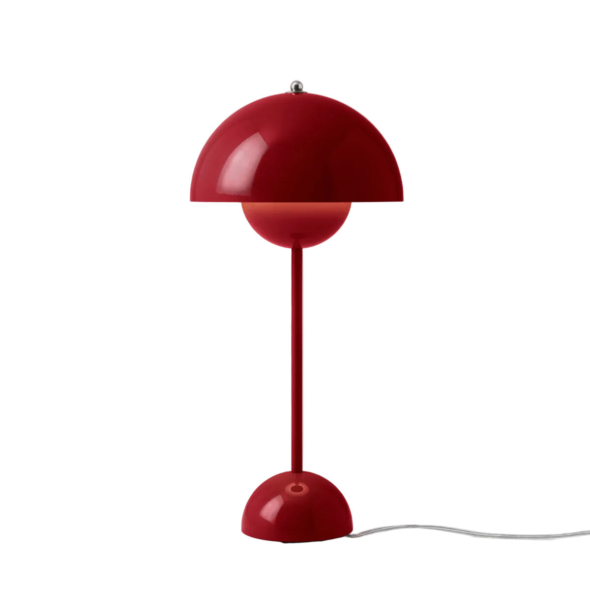 Flowerpot table lamp VP3 - Vermilion Red