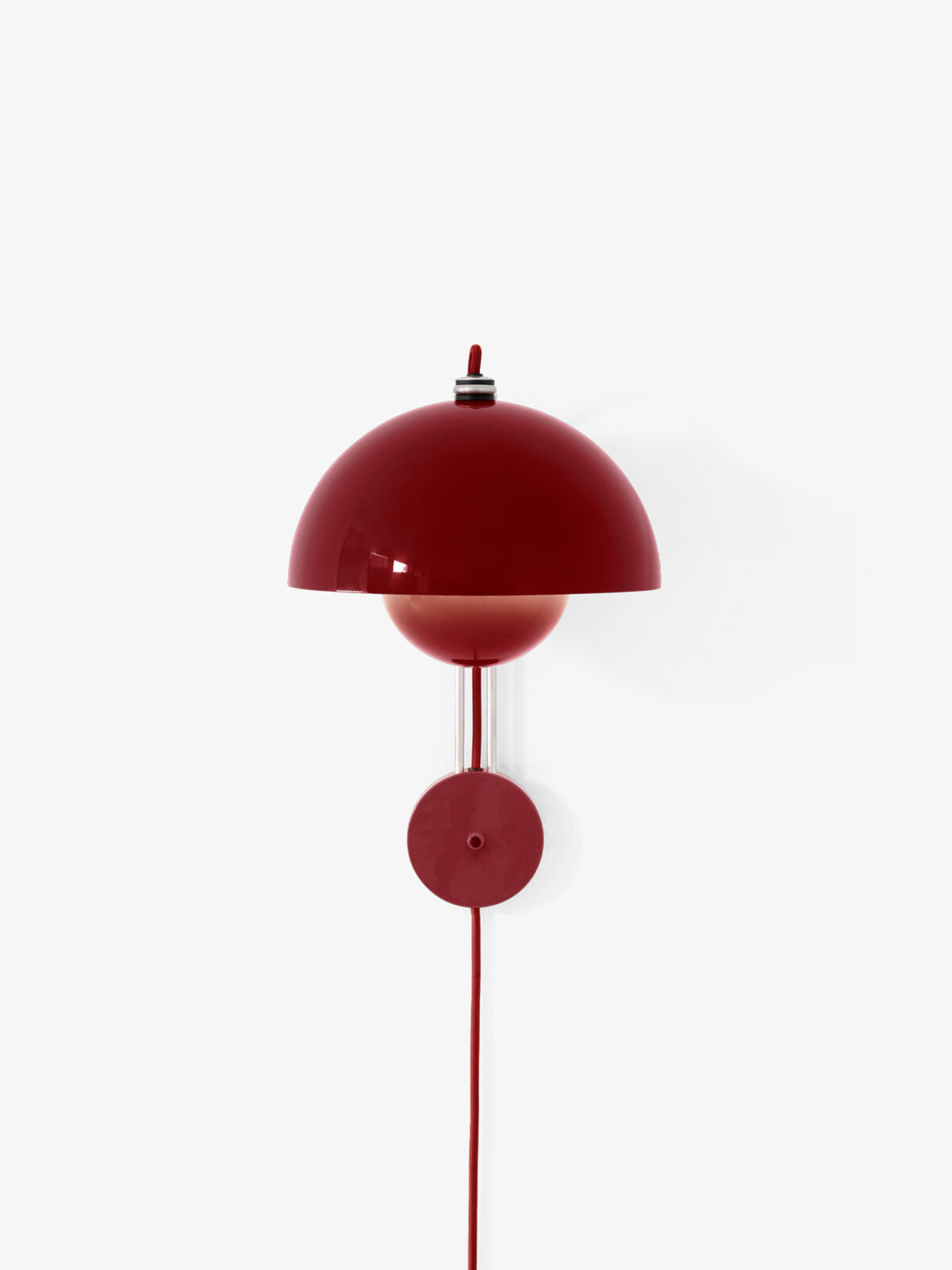 Flowerpot VP8 Wall Lamp - Vermillion Red