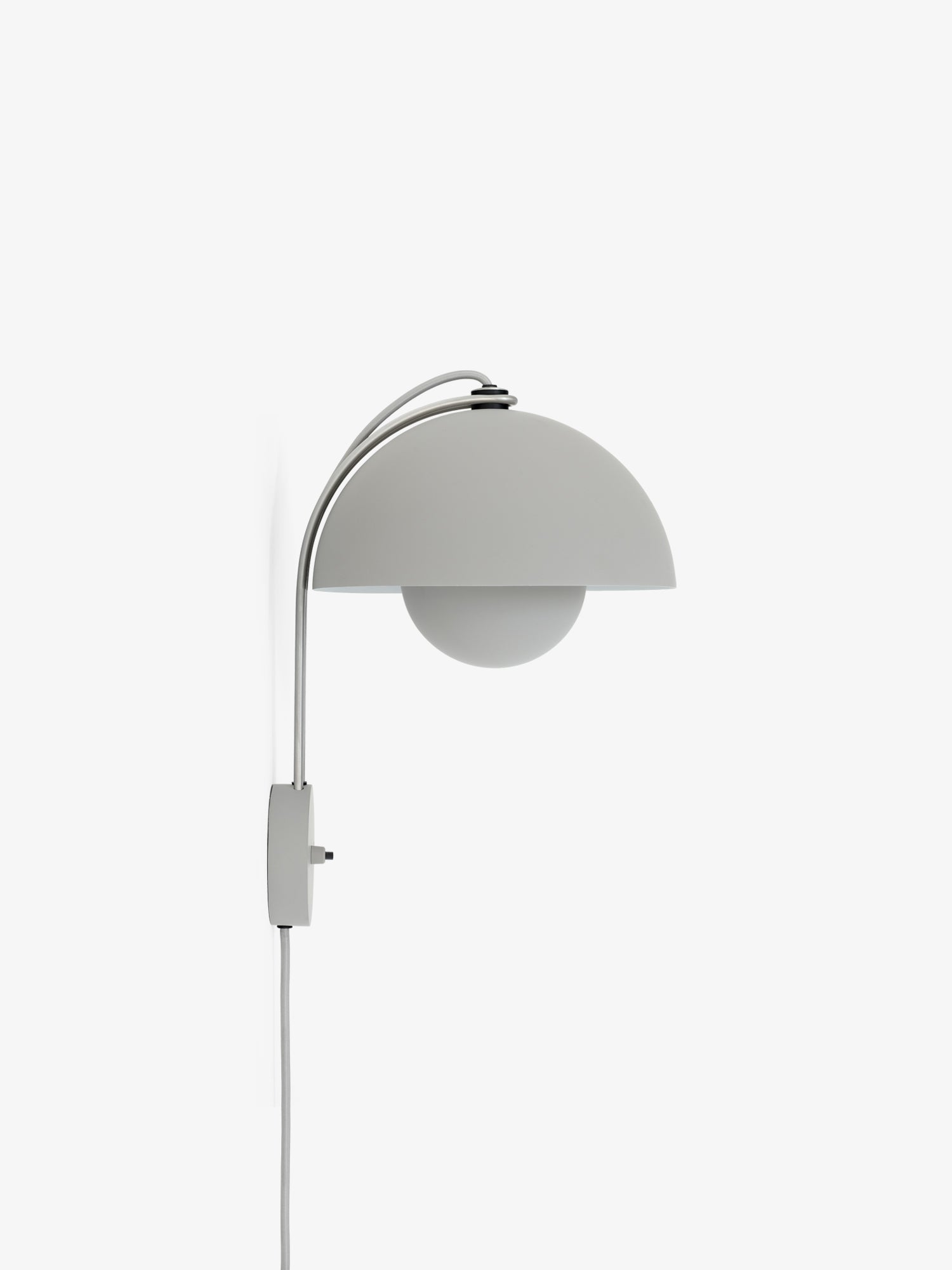 Flowerpot VP8 Wall Lamp - Matt Light Grey