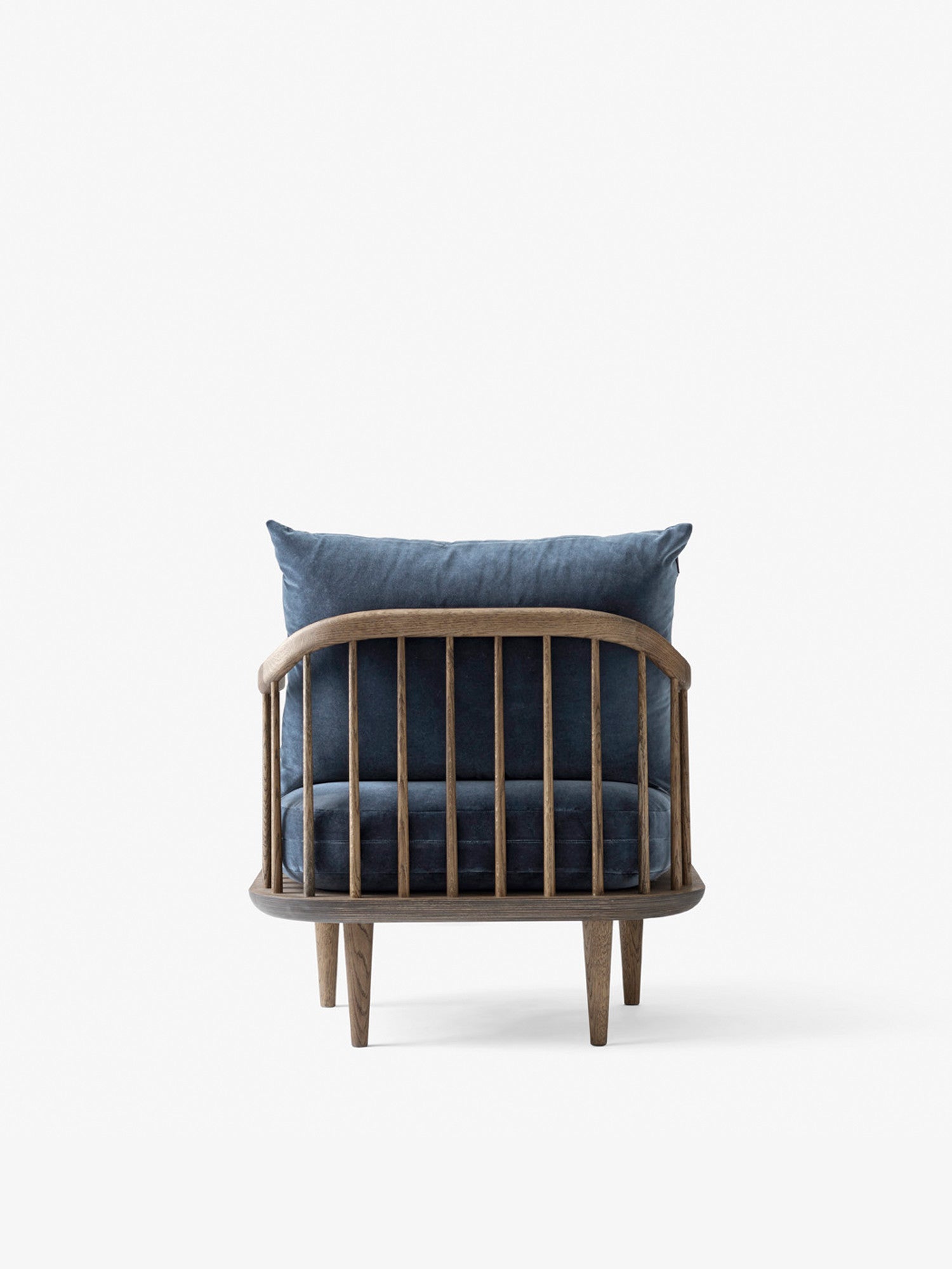 Fly Lounge Chair SC10 - Smoked Oiled Oak w. Velvet 10 Twilight
