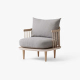 Fly Lounge Chair SC10 - White Oiled Oak w. Hot Madison 094