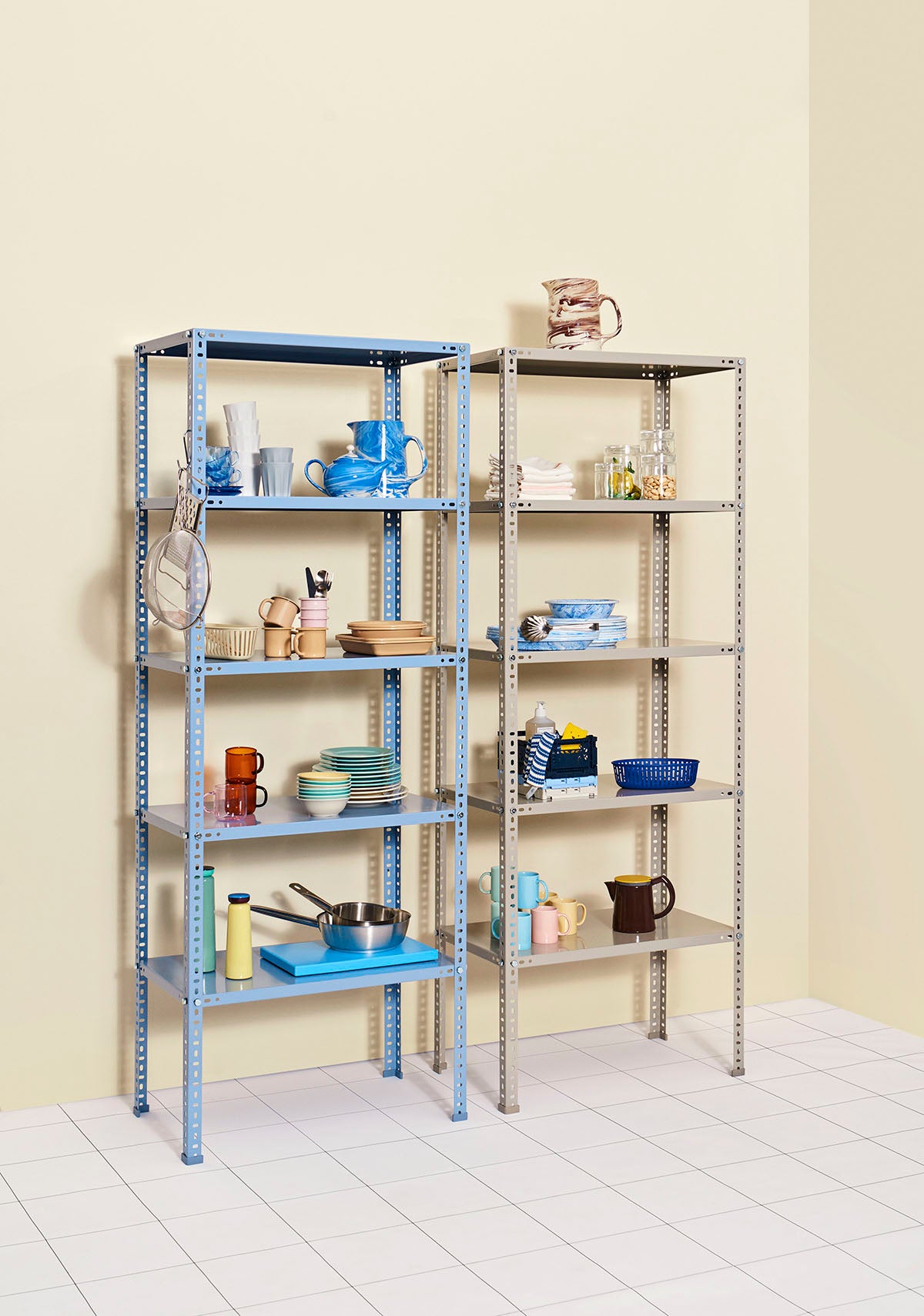 Shelving Unit - Light grey