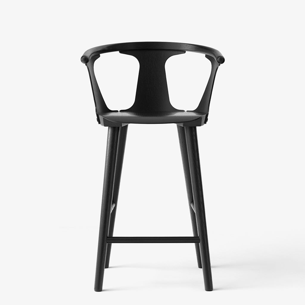 In Between SK7 Counter Stool - Black Laquered Oak