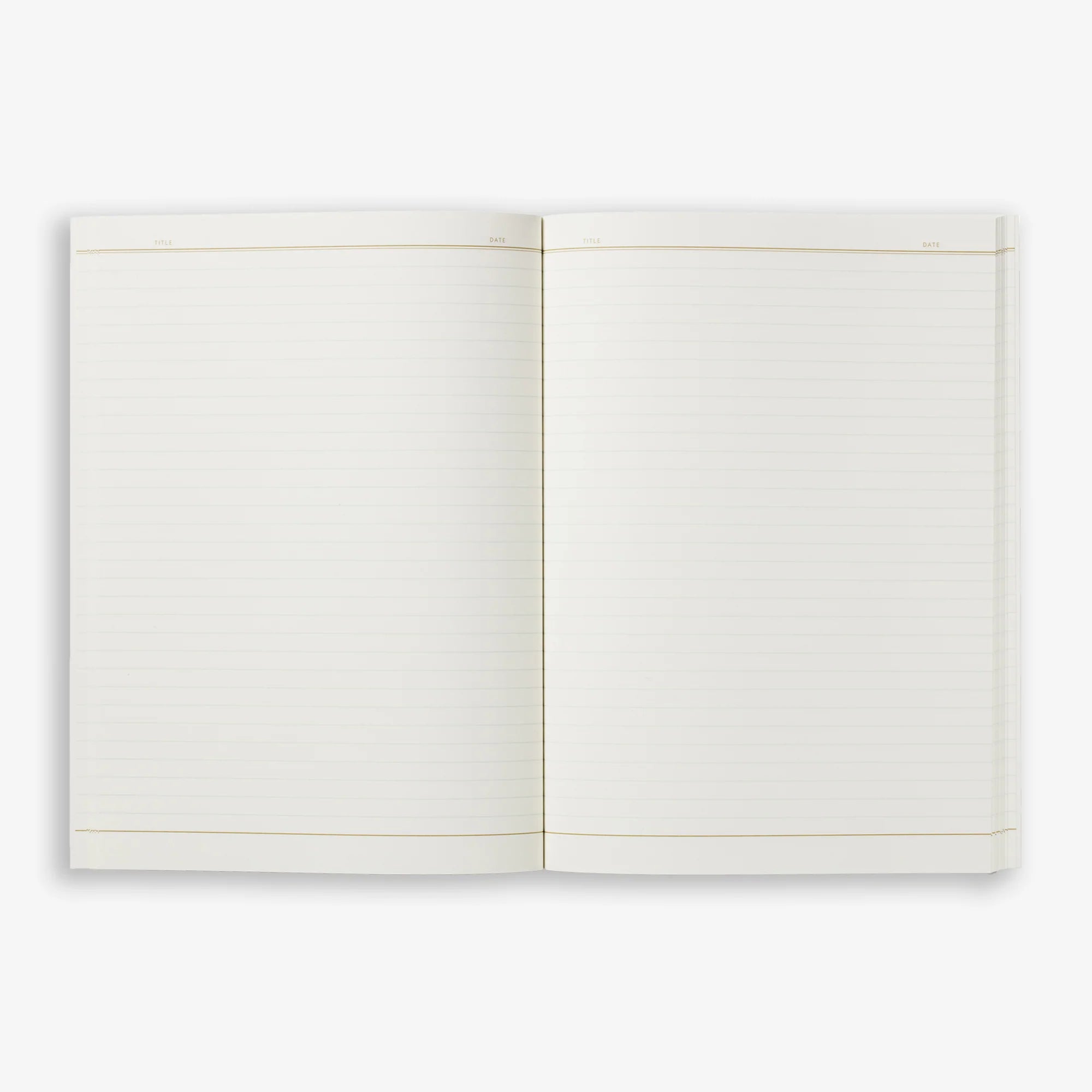 Large Notebook - Check Dark Blue