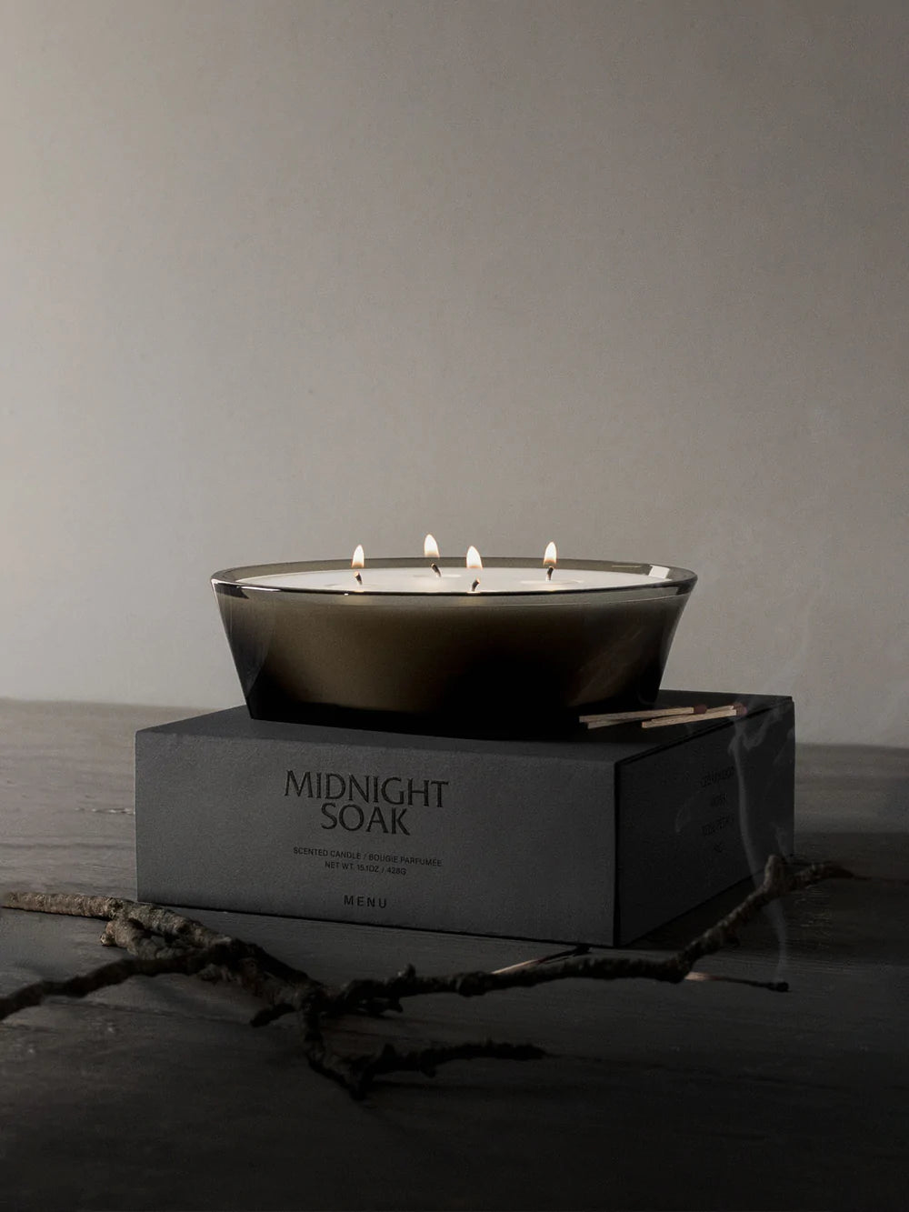 Olfacte Scented Candle, Midnight Soak, 428 g
