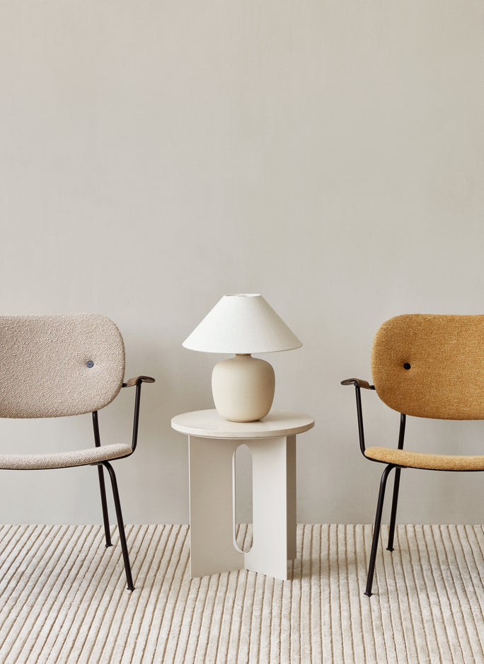 Androgyne Side Table Base - Ivory