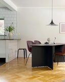 Mingle Table Oval 220 Veneer Black