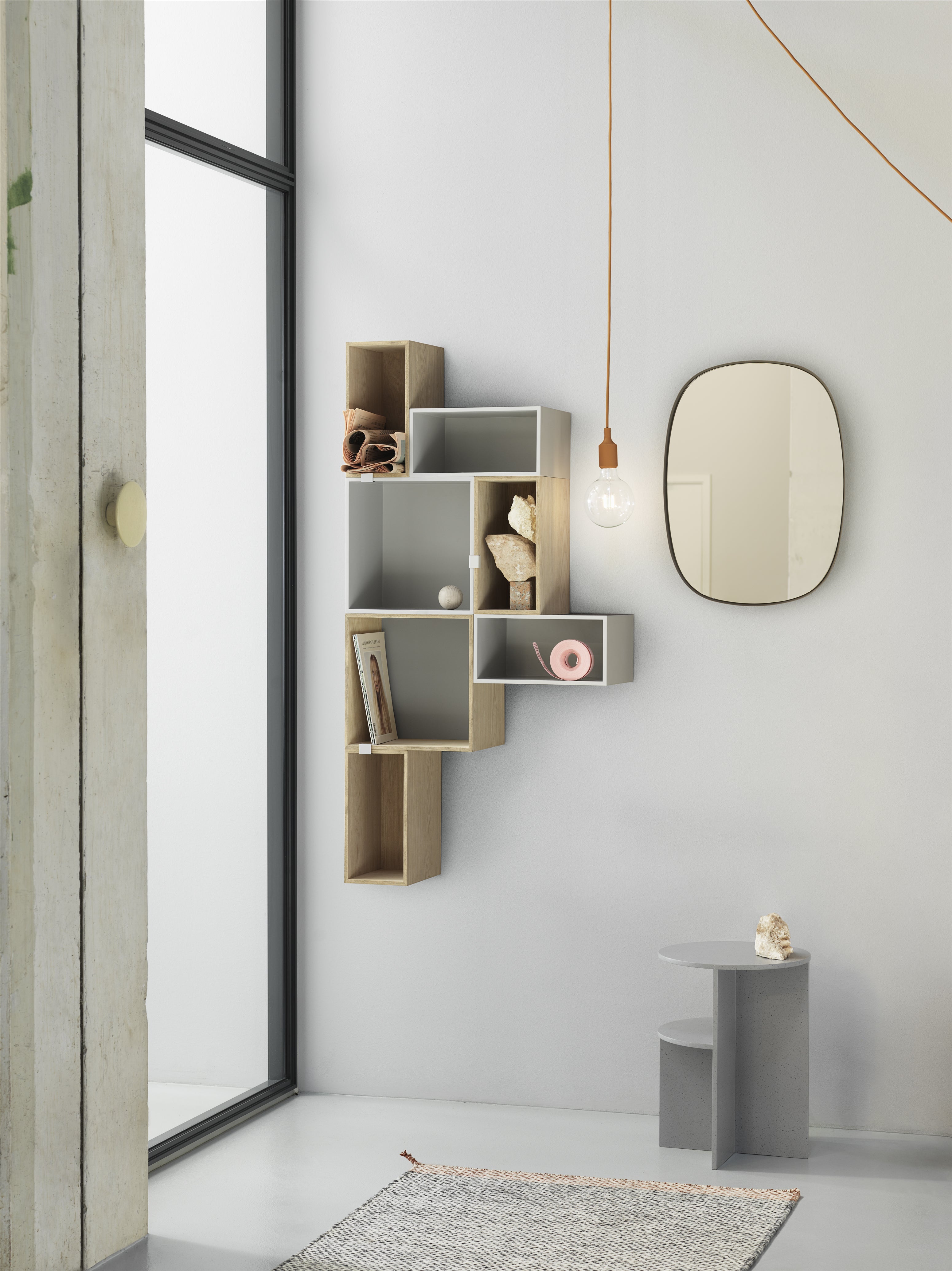 Dots Wood - Beige-Green
