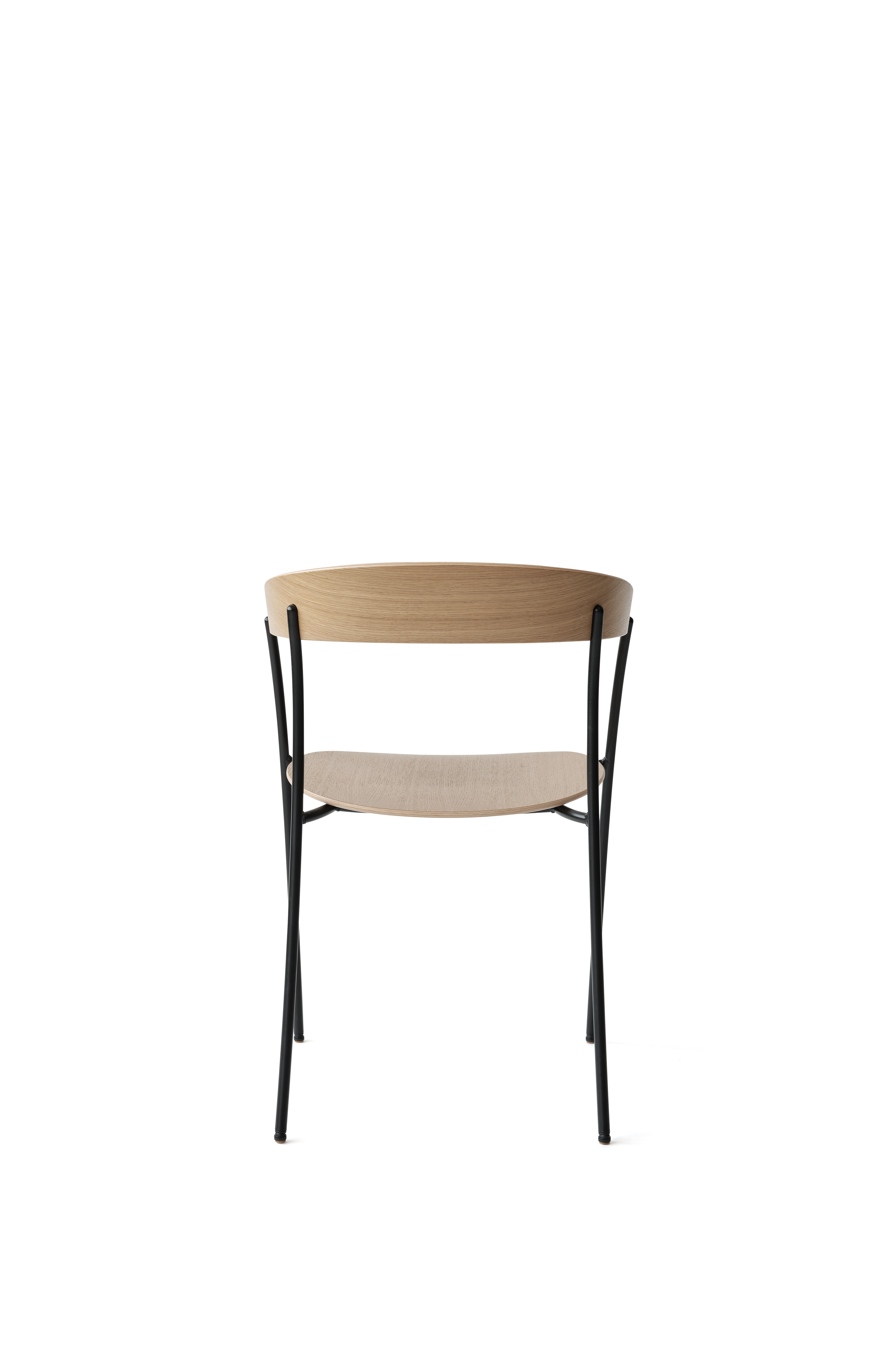 Scaun cu mânere Missing - Stejar