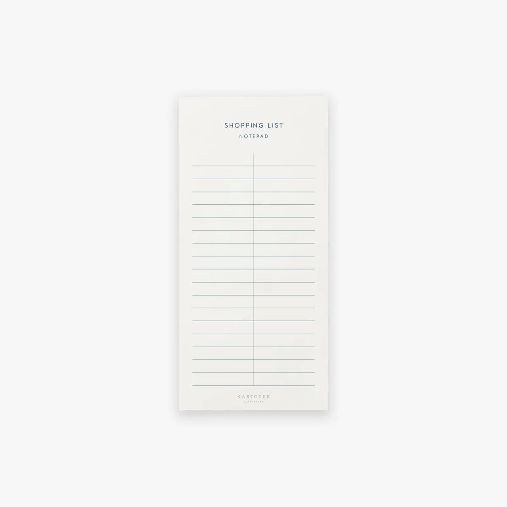 Shopping List Notepad