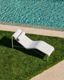 Quilted Cushion for Palissade Chaise Longue - Sky Grey