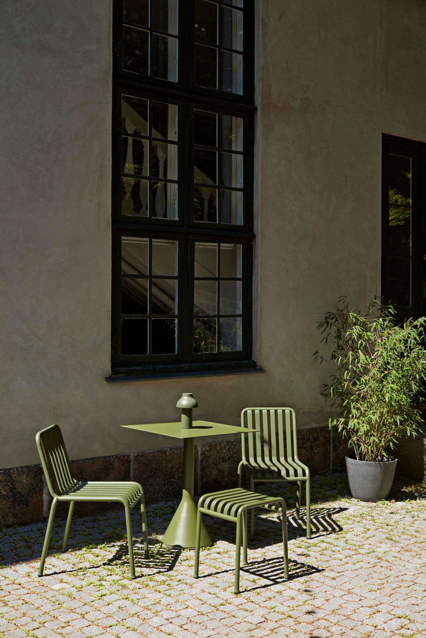 Taburet Palissade - Olive