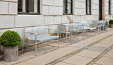 Palissade Table L82.5 - Hot Galvanised