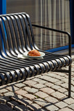 Palissade Dining Bench with Armrests - Anthracite