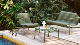 Quilted Cushion for Palissade Lounge Chair Low - Olive