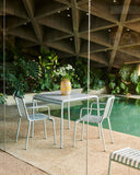 Palissade Table L82.5 - Hot Galvanised