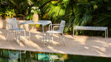 Palissade Table L82.5 - Hot Galvanised