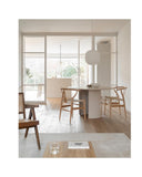 Plateau dining table round - Sand