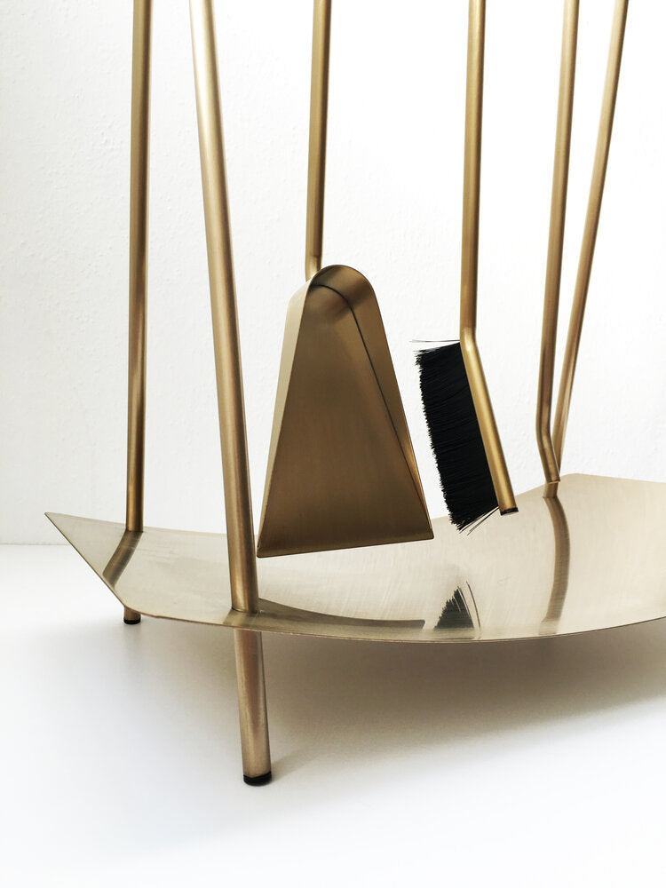 Port Fireplace Tools - Brass