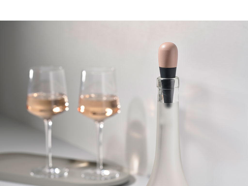 Rocks Wine Stopper - Egg, Nude
