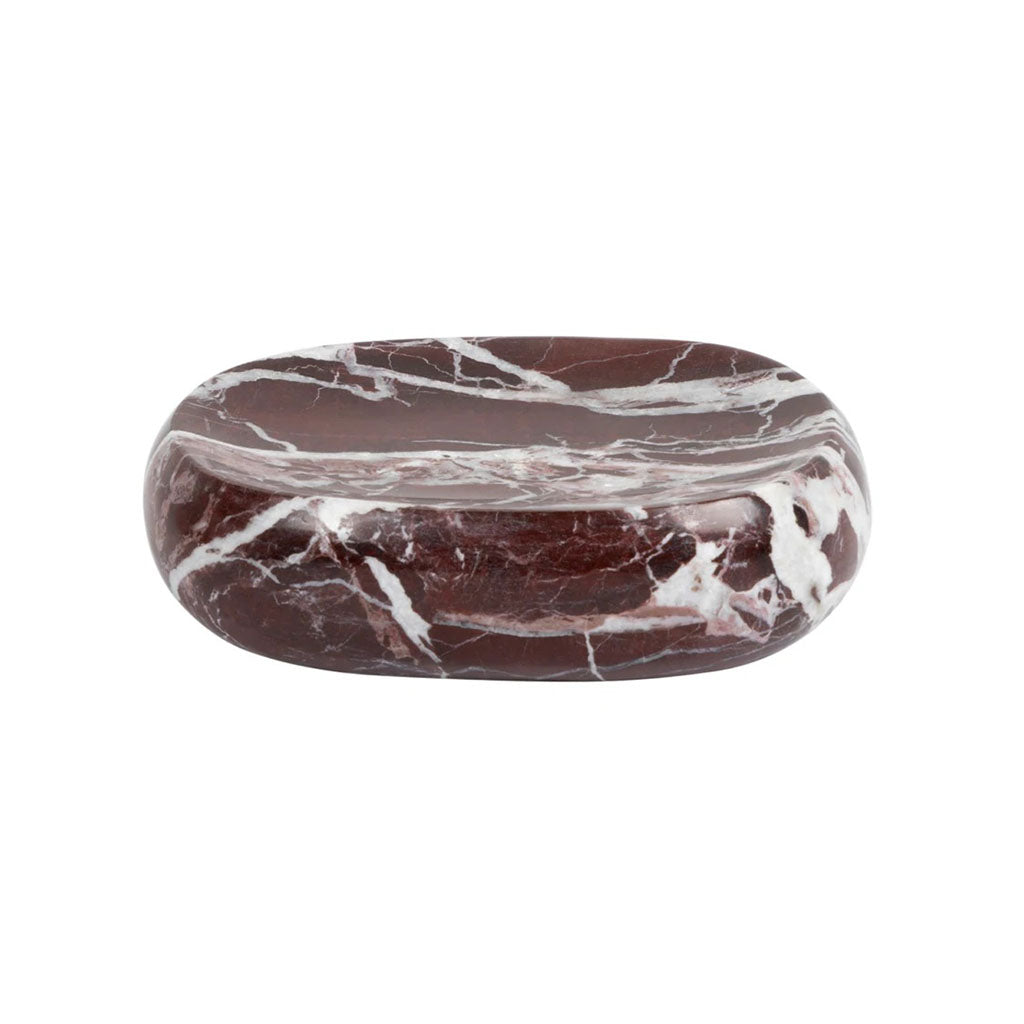 Vas de săpun 'Classic' - marmură burgundy