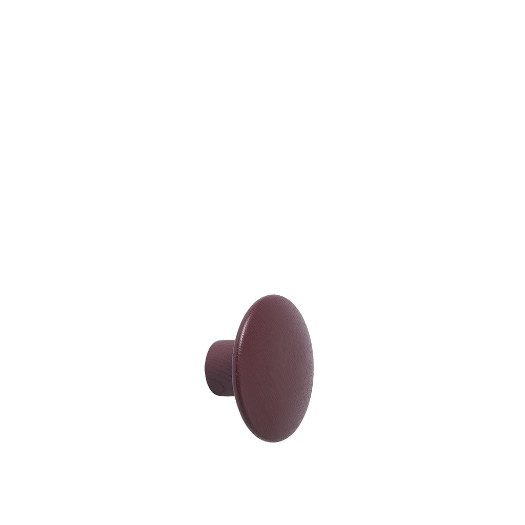 Dots Wood - Burgundy