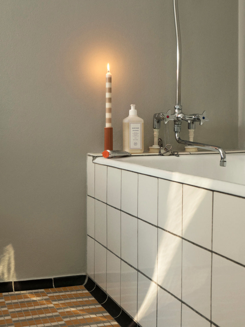 Tube Candleholder M - Peach