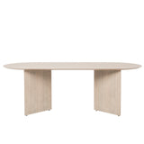 Mingle Table Oval 220 Veneer Natural
