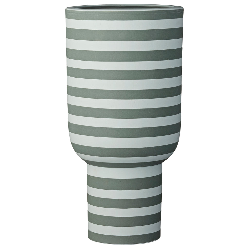 Varia Sculptural Vase Dusty Green/Forest