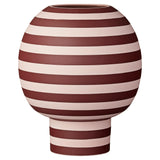 Varia Sculptural Vase Rose/Bordeaux