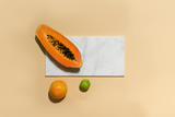 White Marble Rectangular Board S