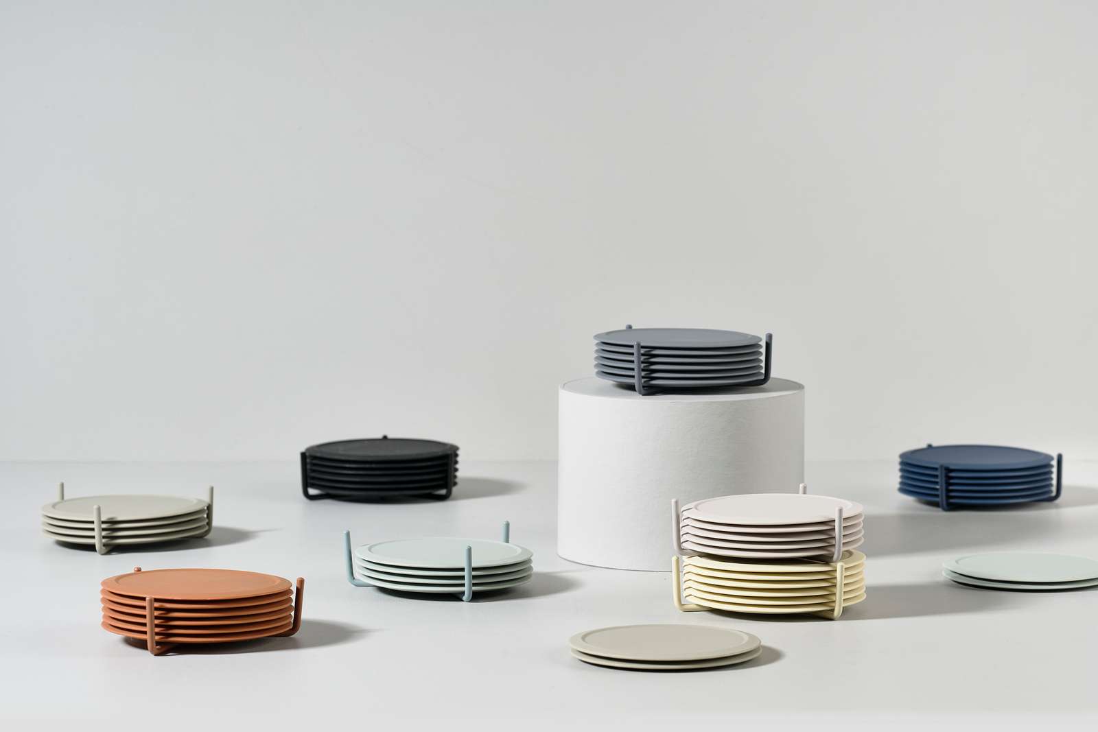 Singles Coasters - Warm Grey
