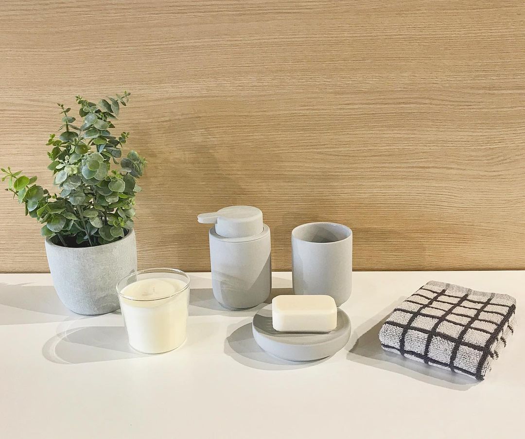 Zone Ume Soap Dish Soft Grey
