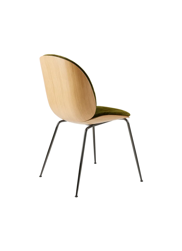 Beetle Dining Chair 3D Veneer - Front Upholstered