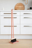 Long Handled Dustpan & Broom Set - Peach