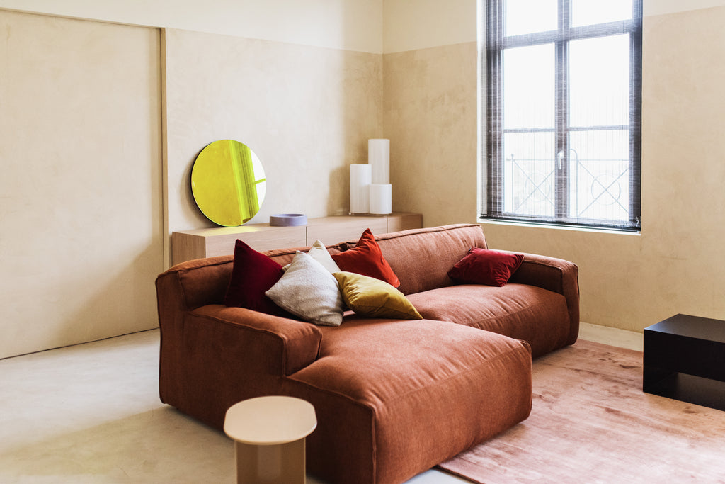 Clay Corner Sofa with Large Longchair - Left