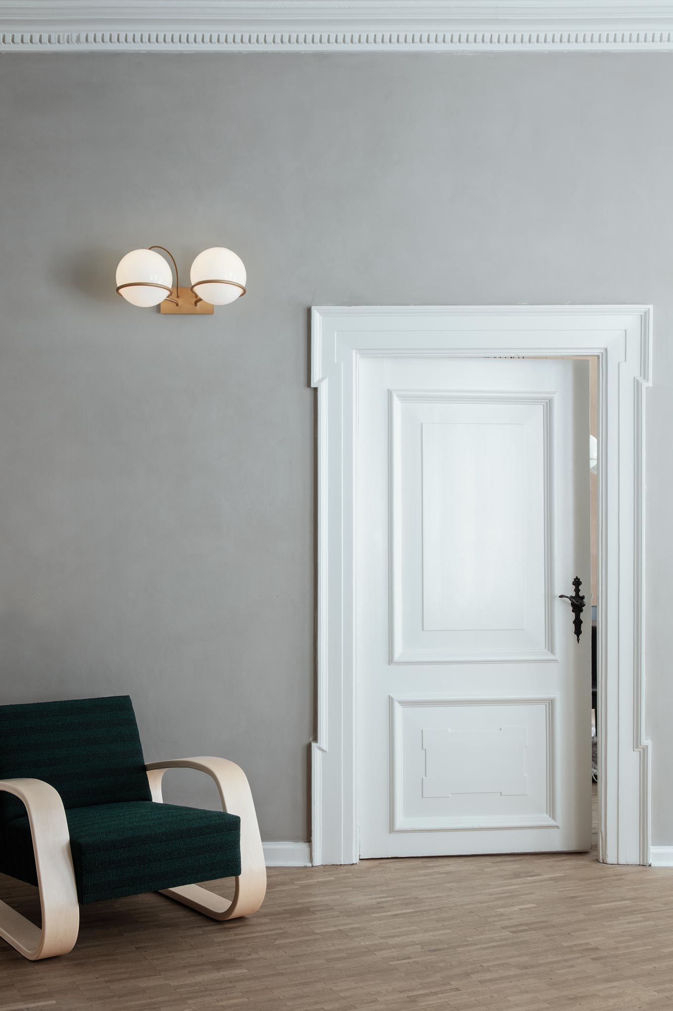 Model 238/1 Wall light - Champagne