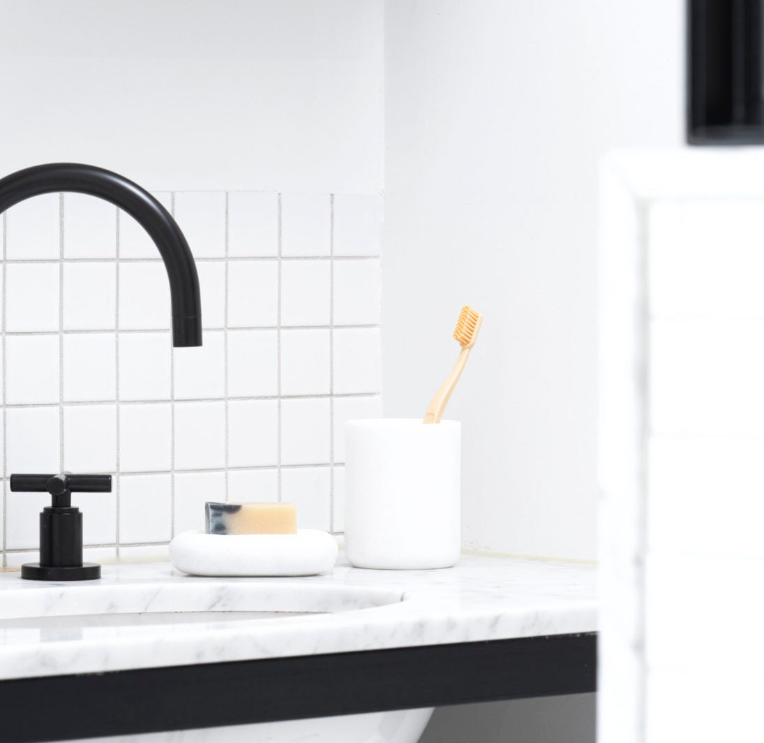 White Marble 'Classic' Soap Dish
