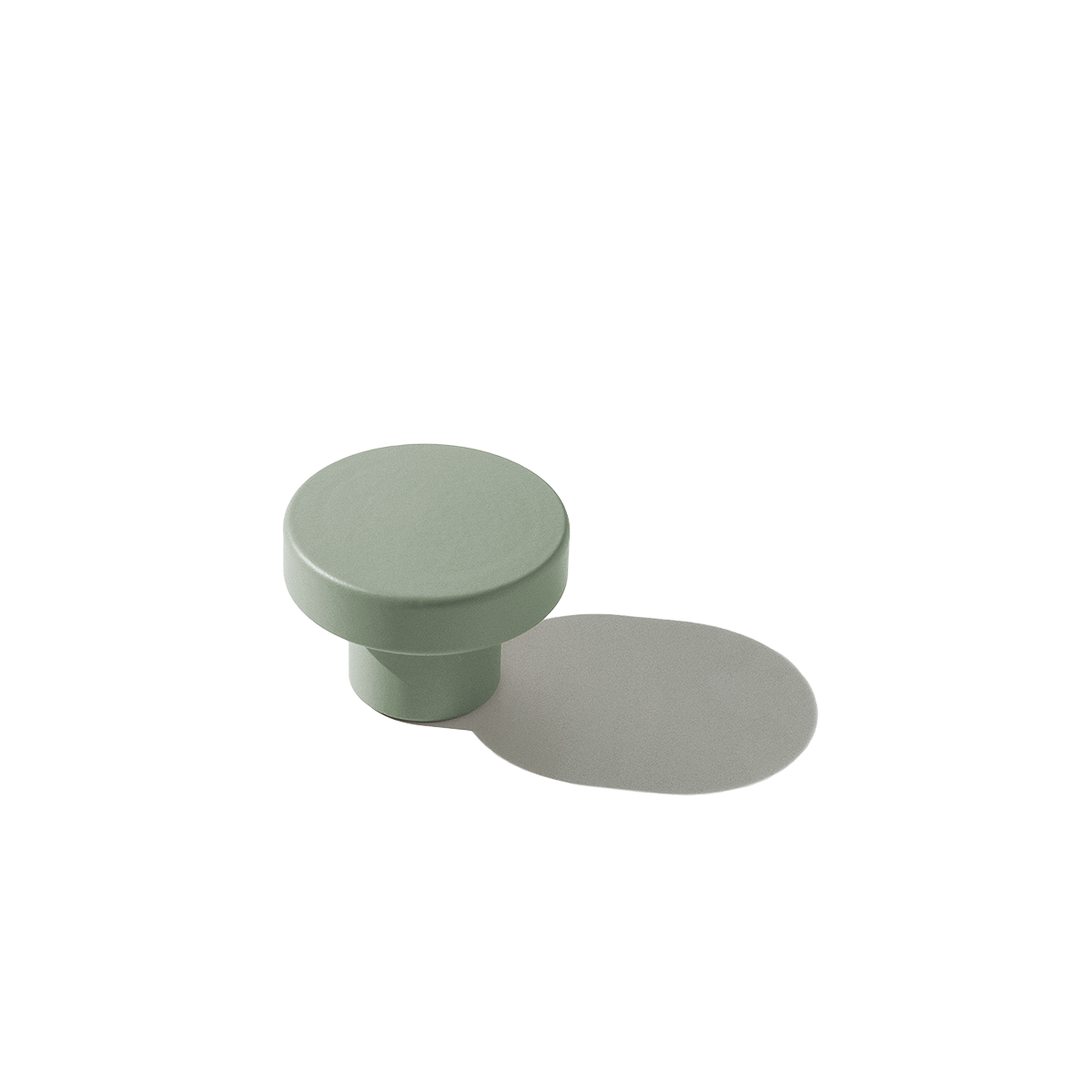 Knob Circular Green