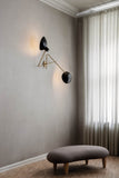 VV Cinquanta Twin Wall - Brass mount, black reflectors