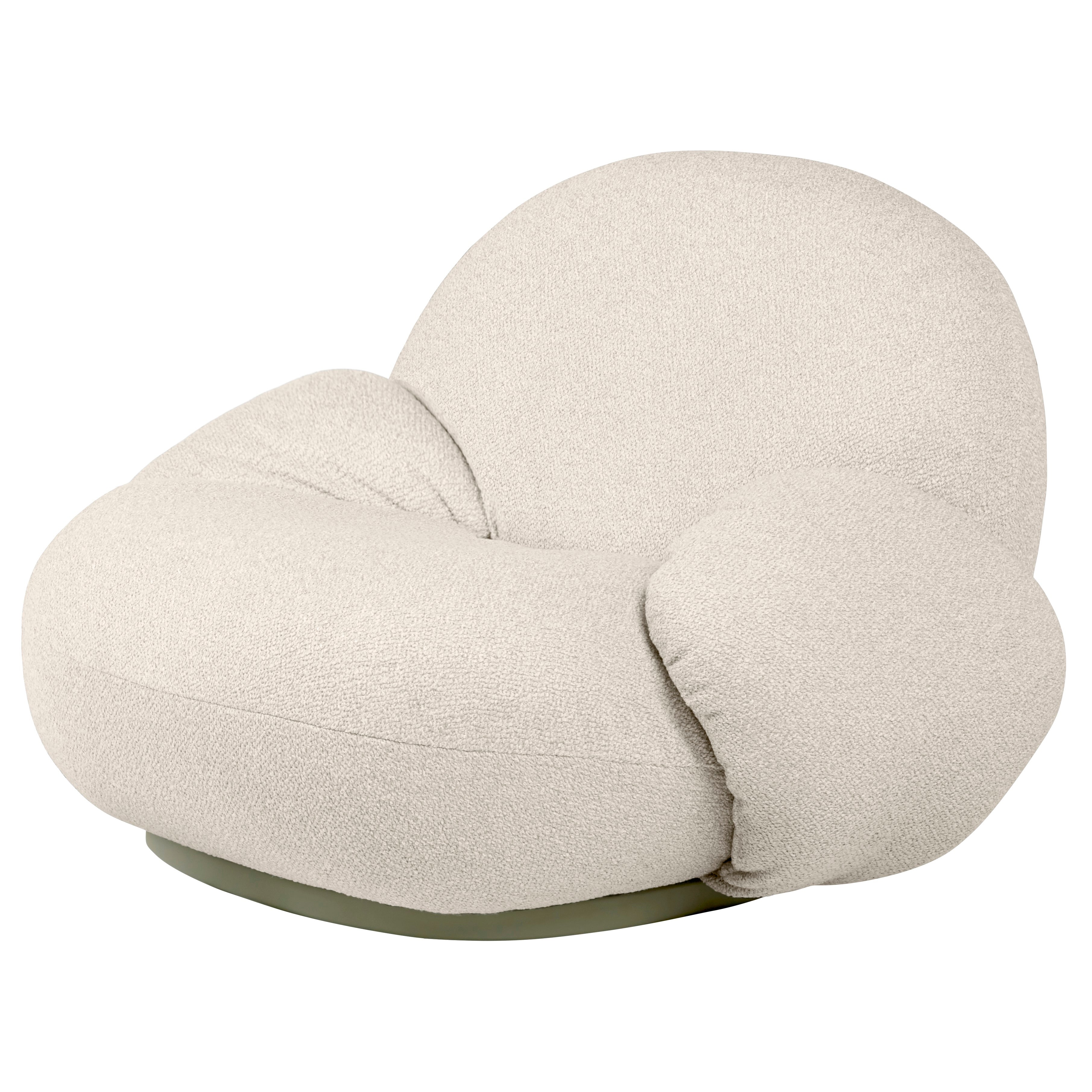 Pacha Outdoor Lounge Chair with armrest - Fully Upholstered, Swivel