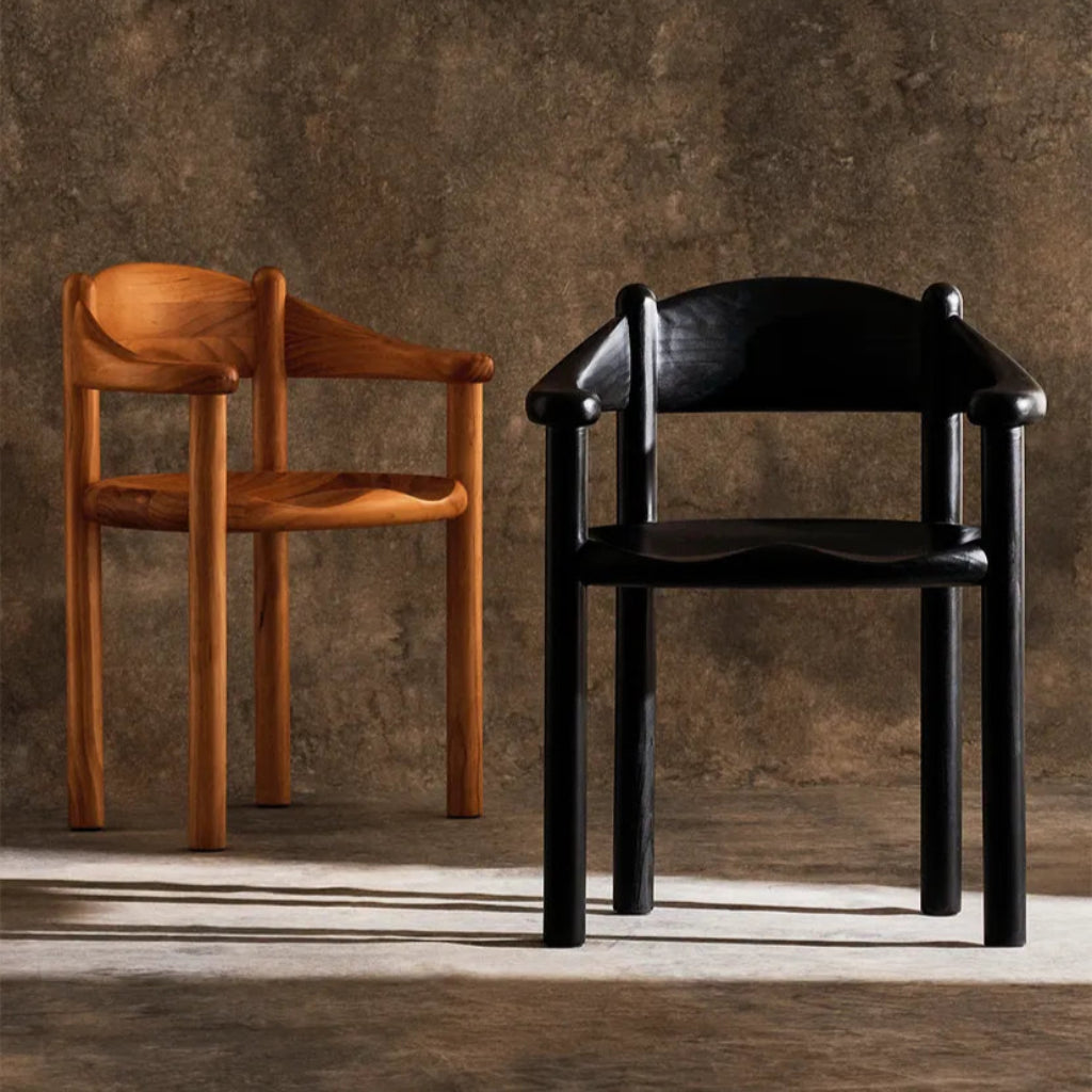 Daumiller Armchair - Brown/ Black Pine