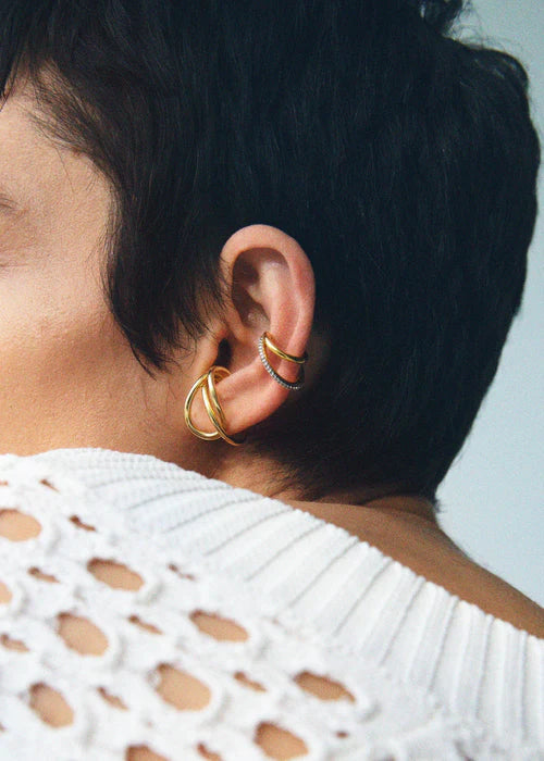 Pavé Double Ear Cuff